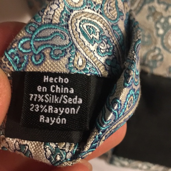 Croft & Borrow men’s neck tie - Picture 4 of 4